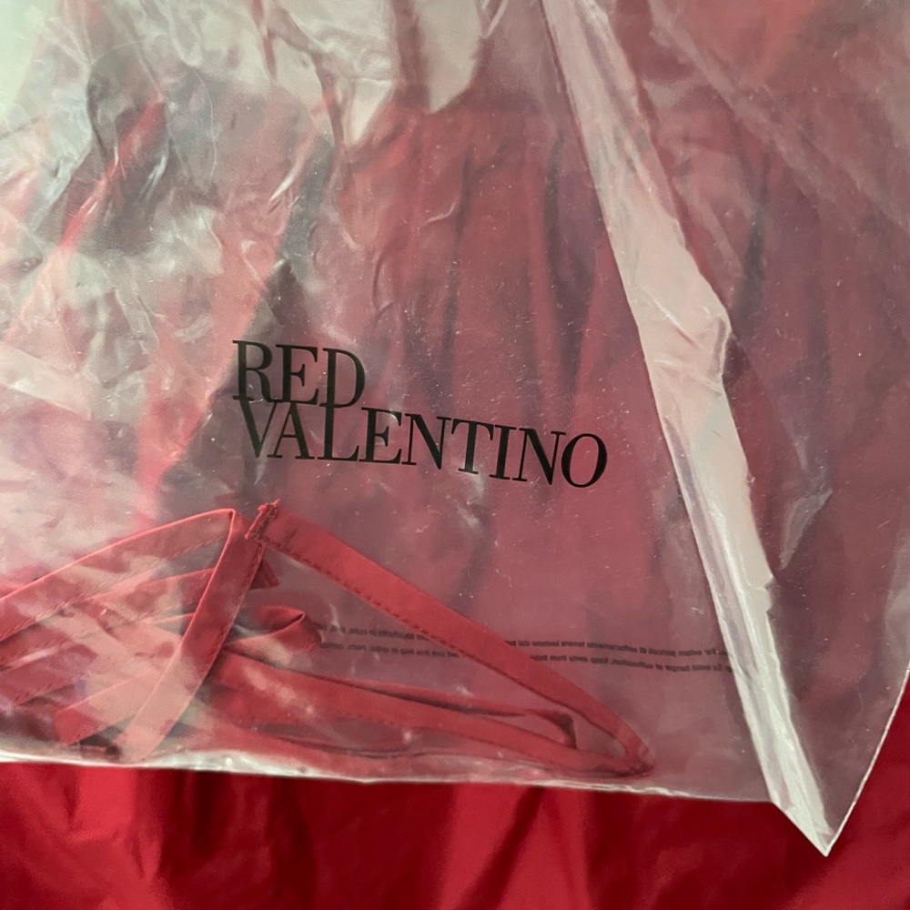 RED Valentino Red Bow Mini Dress - Sz 38 IT / XS - Worn Once - Picture 9 of 15